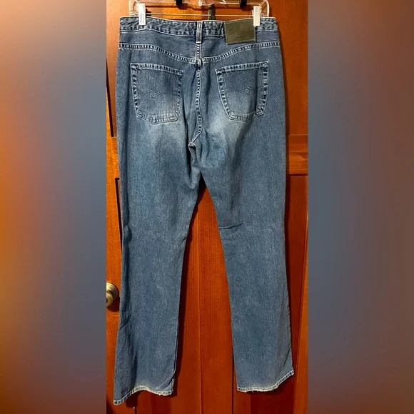 Vintage Y2K Silver Button Fly Jeans - Picture 3 of 12